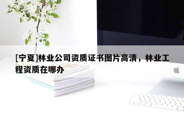 [寧夏]林業公司資質證書圖片高清，林業工程資質在哪辦